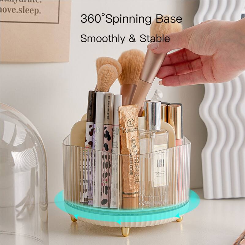 Rotating Makeup Organizer, Cosmetic Storage Display Case