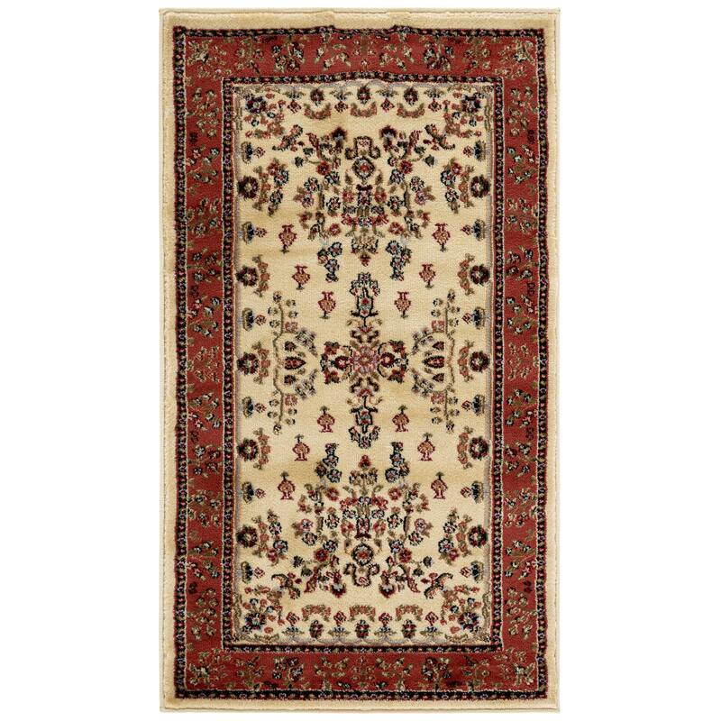 SAFAVIEH, Lyndhurst Sonja Traditional Oriental Rug - 2'3" x 4' - Ivory/Rust