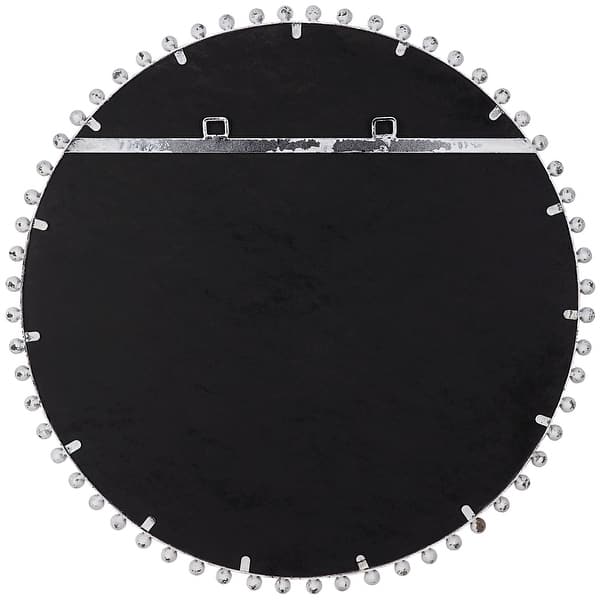 dimension image slide 0 of 3, Uttermost 097-TAZA-MIRROR Taza 32" Diameter Circular Framed Bathroom