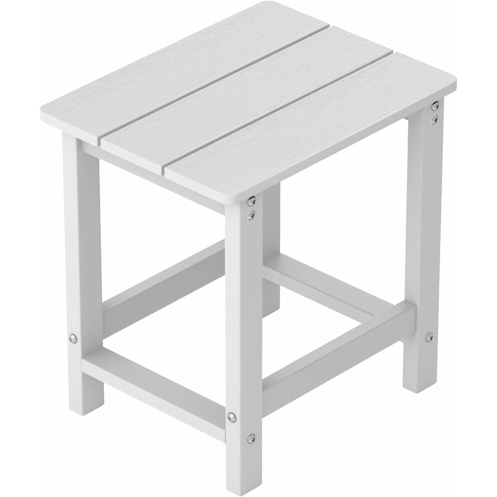 WINSOON Outside Adirondack Square Side Table, Weather Resistant Patio Table