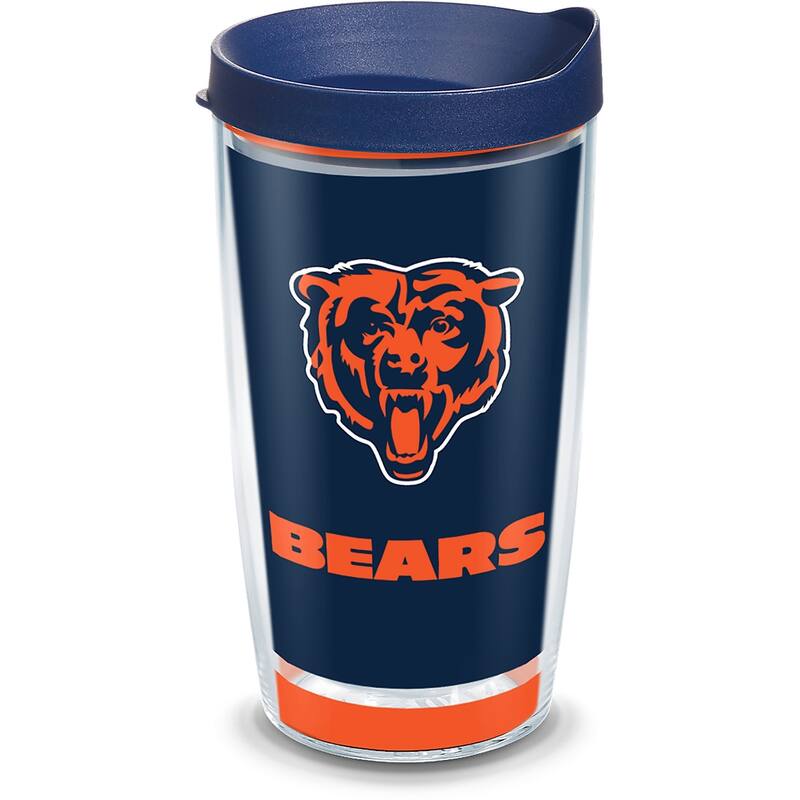Tervis NFL Chicago Bears Touchdown Made in USA Double Walled Insulated Travel Tumbler, Classic - 16oz