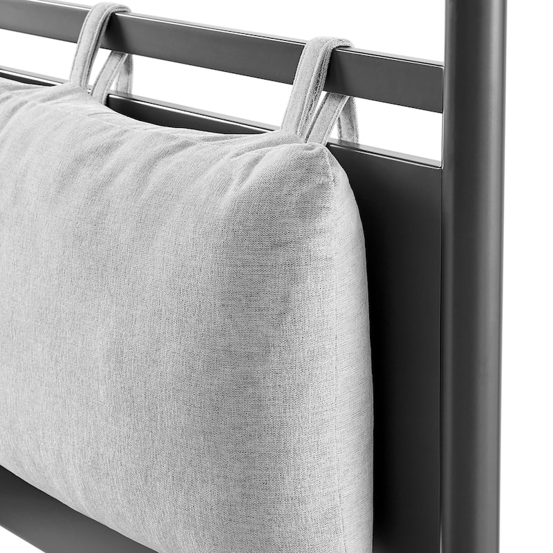 Marlowe 4-Poster Canopy Metal Platform Bed