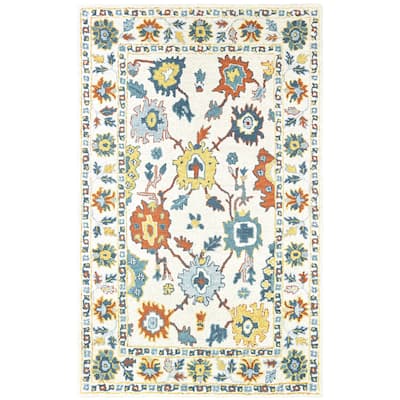 Style Haven Sunnyside Floral Hand-tufted Wool Ivory/ Gold Area Rug