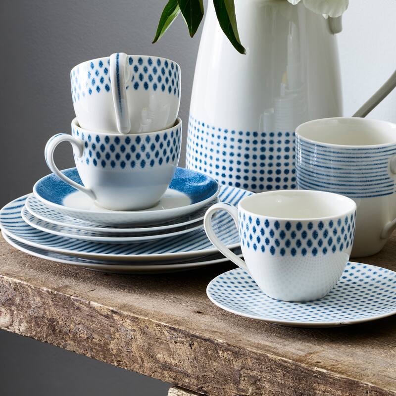 Noritake Hammock Set of 4 Teacups, 10 oz.