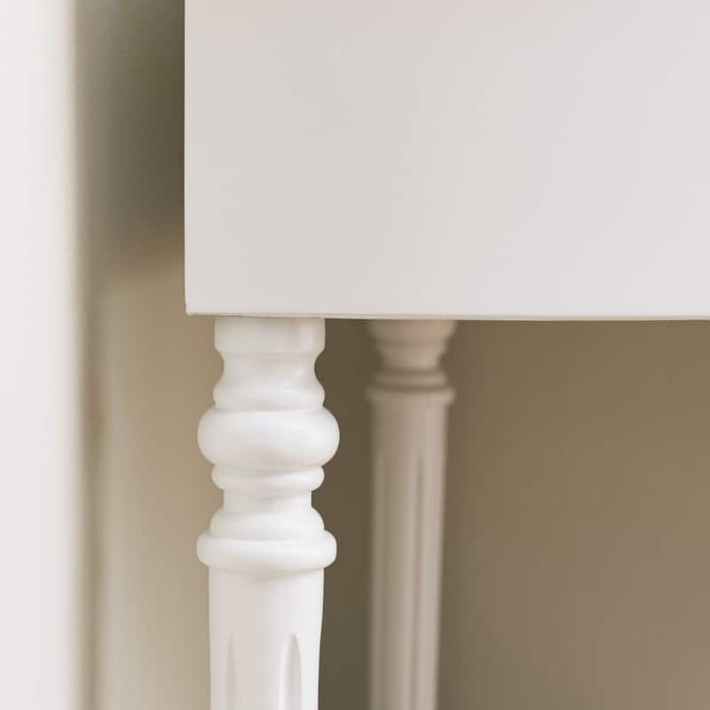 Leick Home One Drawer Corner Stand with Shelf