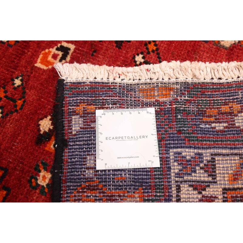 ECARPETGALLERY Hand-knotted Konya Anatolian Red Wool Rug - 6'5 x 9'6