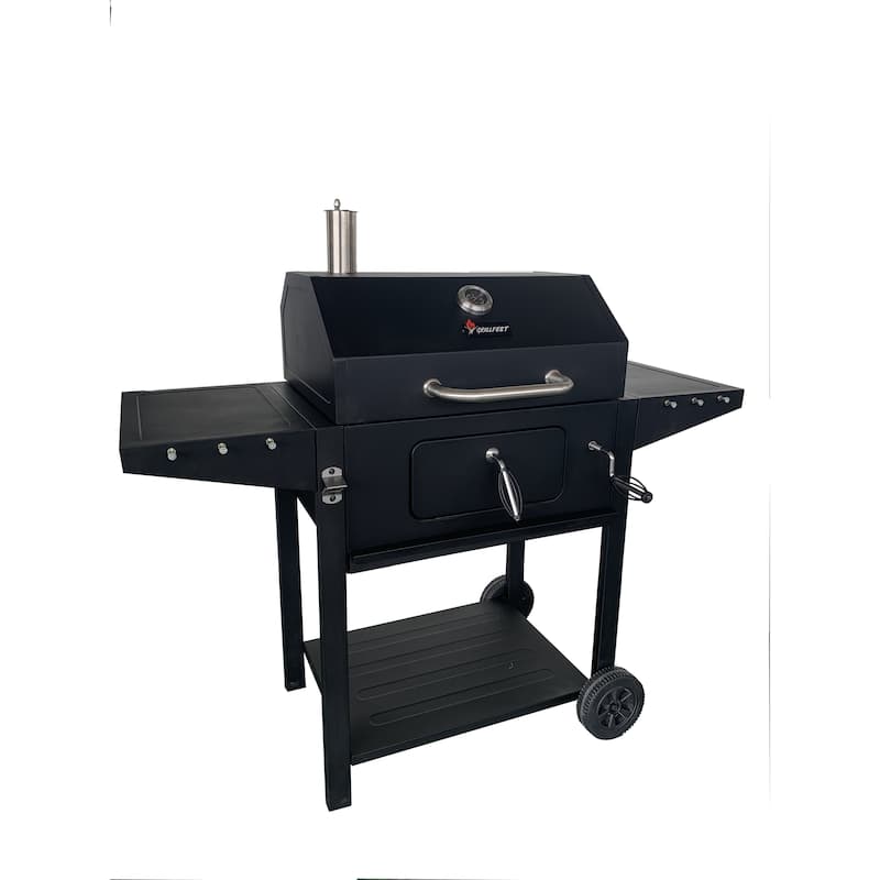 Grillfest 25in Deluxe cart grill - Assembly Required - Steel