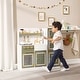 preview thumbnail 1 of 14, Teamson Kids Little Chef Versailles Deluxe Play Kitchen - 36.5" L x 11.5" W x 35.98" H Green - Kitchens - 36.5" L x 11.5" W x 35.98" H