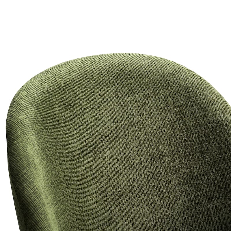 Poly and Bark Labin Dining Chair in Moss Green (Set of 2)