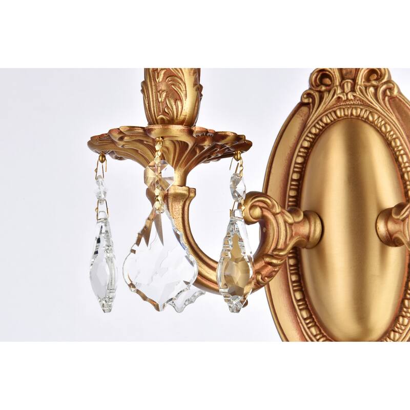 Elegant Lighting 9202W9/RC Rosalia 2 Light 11" Tall Wall Sconce with