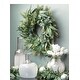 preview thumbnail 2 of 3, Sullivans Artificial California Eucalyptus Wreath 24"H Green
