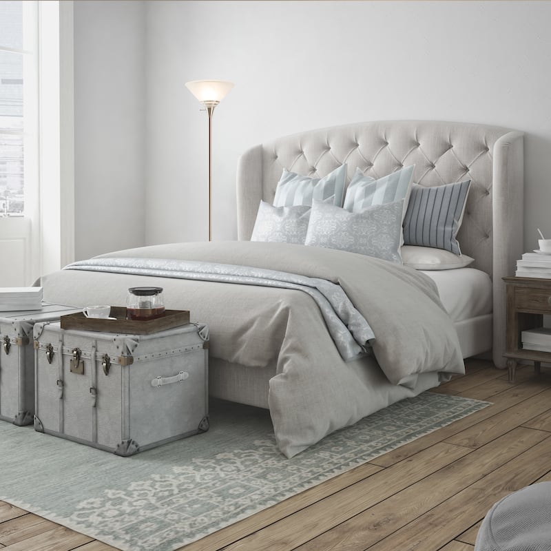 Windsor Home Torchiere Floor Lamp, Brushed Silver - 75.5" in Height