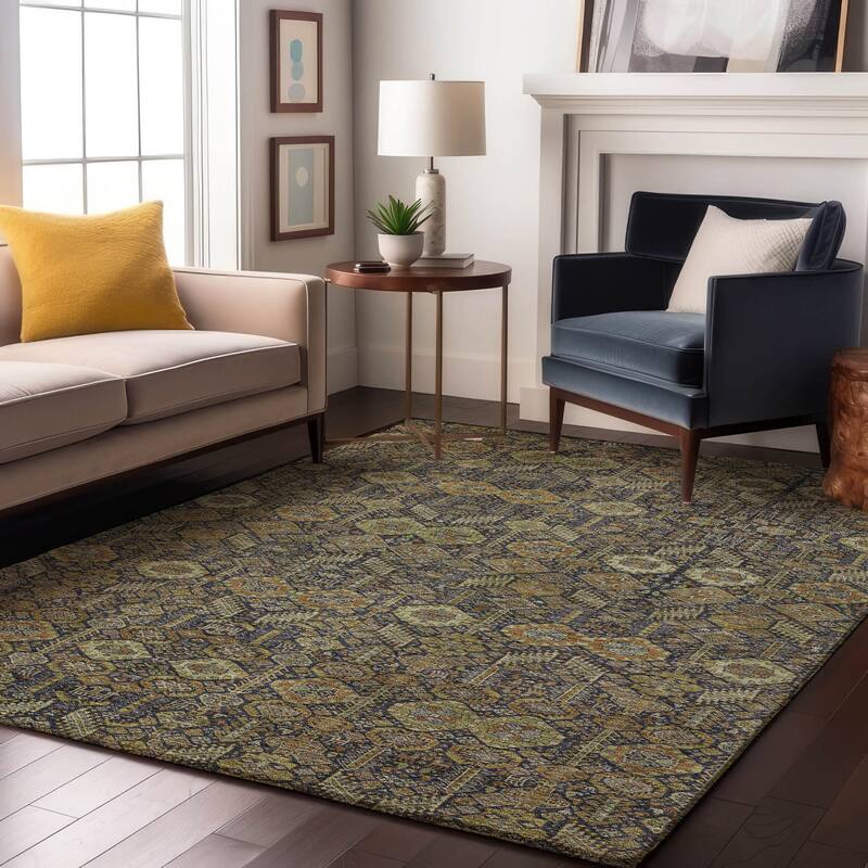 Premium Washable Super Soft Boho Global Mayfield Rug - Paprika - 8' x 10' - Rectangle