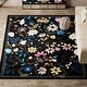 preview thumbnail 41 of 65, Nature Floral Non-Slip Machine Washable Colorful Modern Area Rug