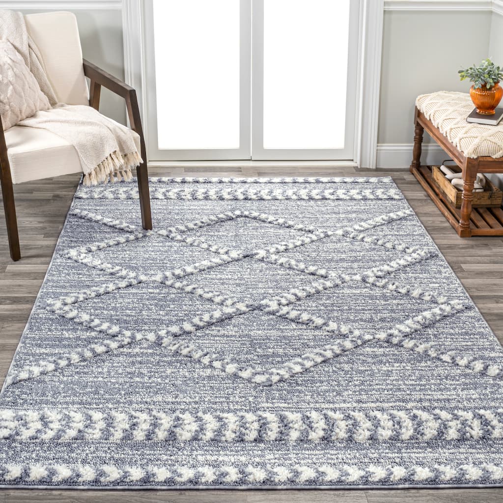 JONATHAN Y Astrid Tropical Leaves Area Rug