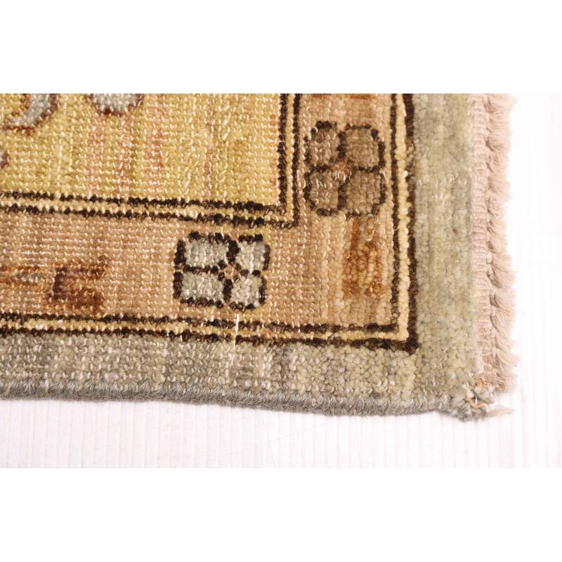 ECARPETGALLERY Hand-knotted Peshawar Oushak Grey Wool Rug - 8'0 x 10'9