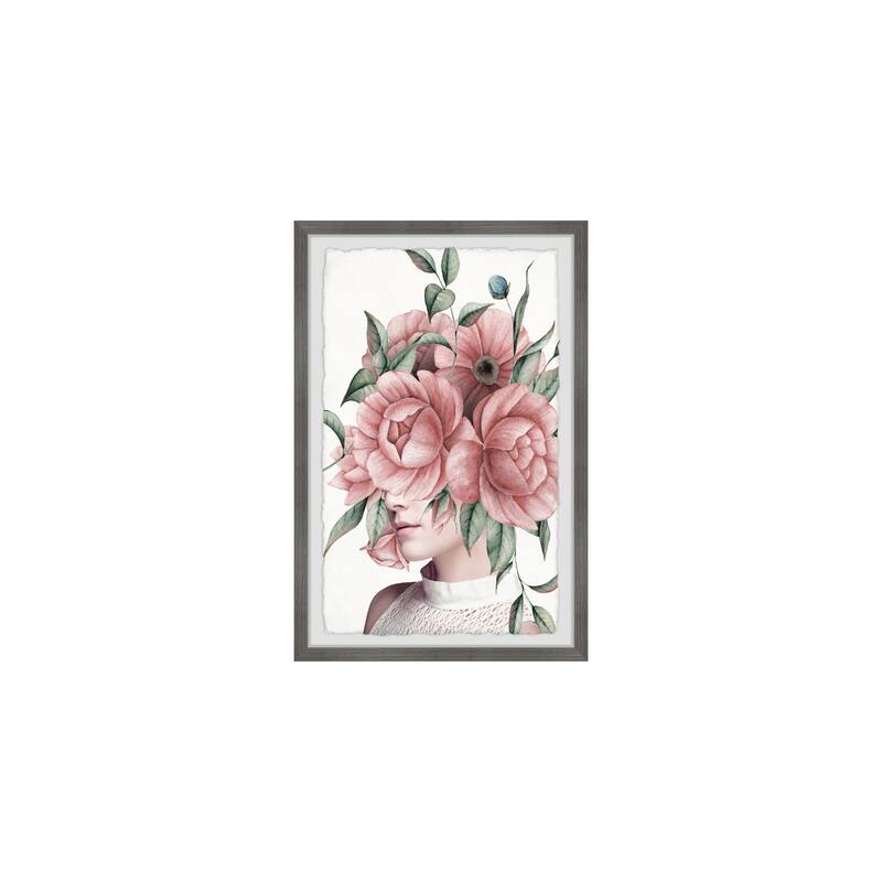 Mid-Century Wall Art Print Framed - Modern Canvas Painting for Living Room Decor - 24x36