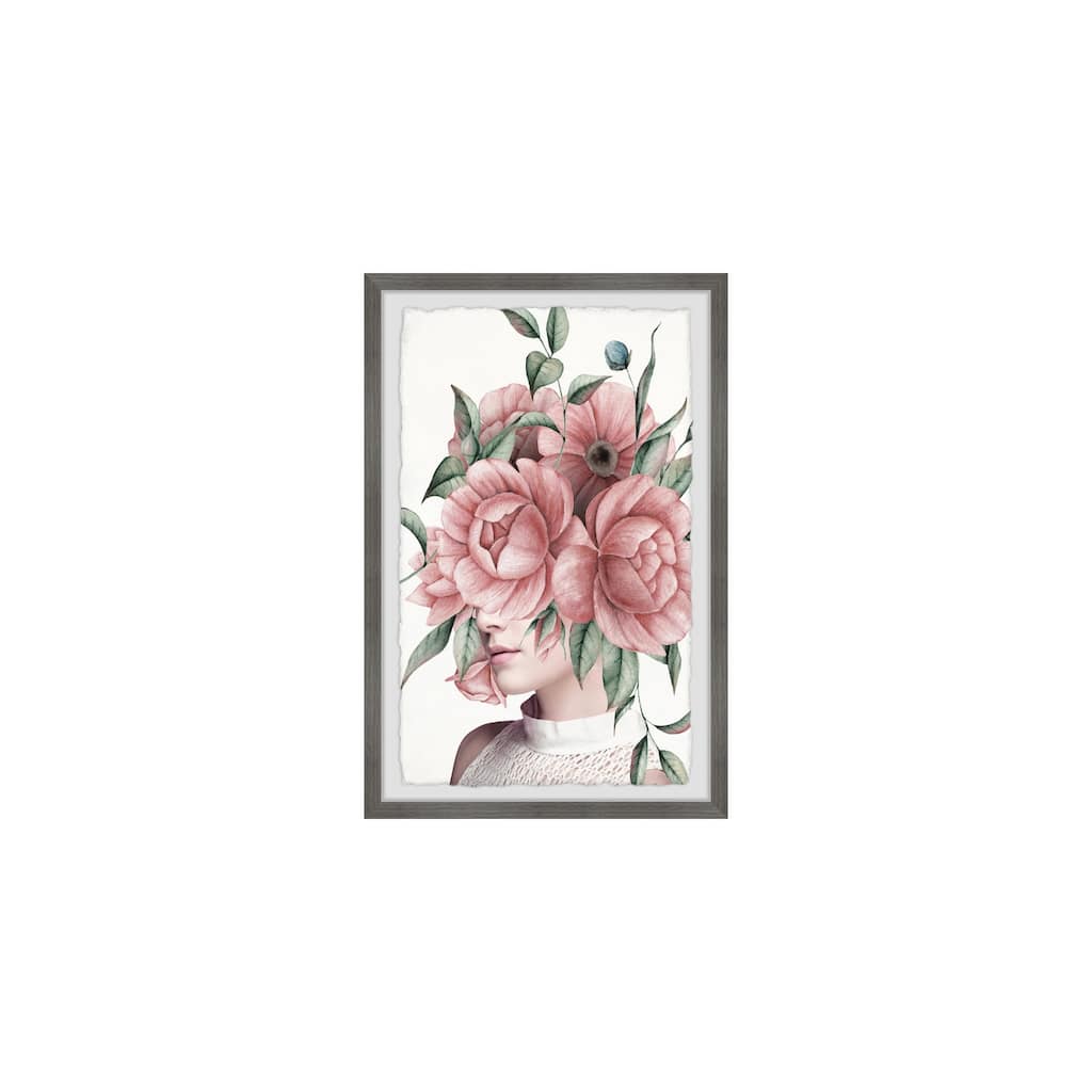 Mid-Century Wall Art Print Framed - Modern Canvas Painting for Living Room Decor - 24x36