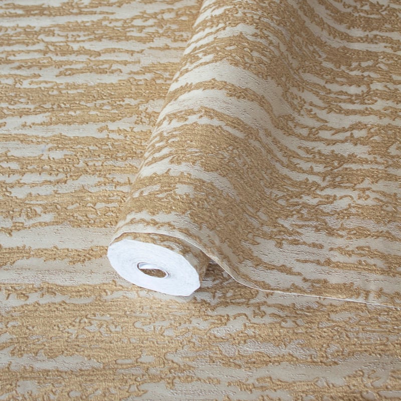 Urban Chic Metallic Accent Modern Abstract Wallpaper