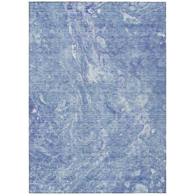 HomeRoots Abstract Transitional Rectangle Outdoor Rug