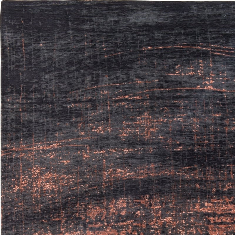 Guxo Geometric Abstract Modern Non Skid Woven Area Rug By HomeRoots - 48' X '48' X '0.12