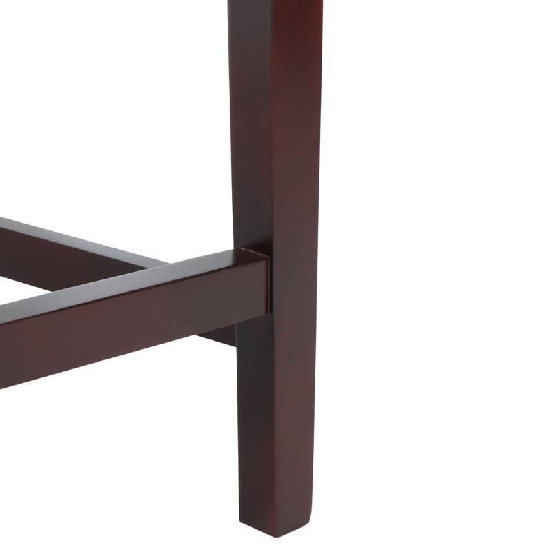 SAFAVIEH Alyson 23.8-inch Brown Counter Stool - 20.7" x 24.2" x 37" - 21Wx24Dx37H