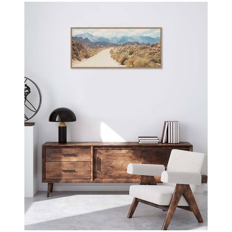 Kate and Laurel Alabama Hills California by Laura Evans Framed Canvas Wall Art Print