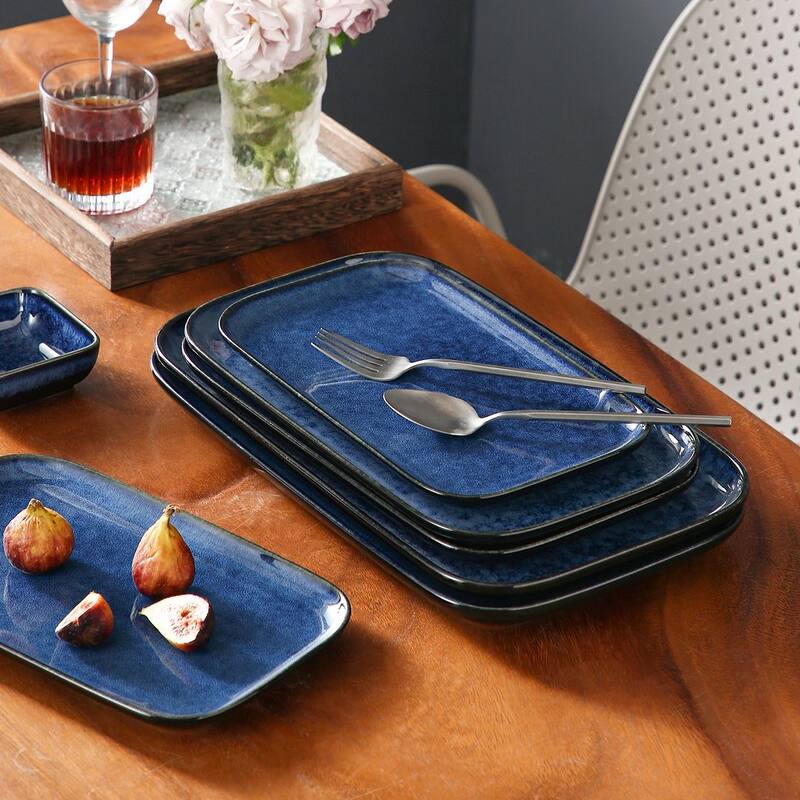 vancasso Stern Series Reactive Glaze Stoneware Plates Set