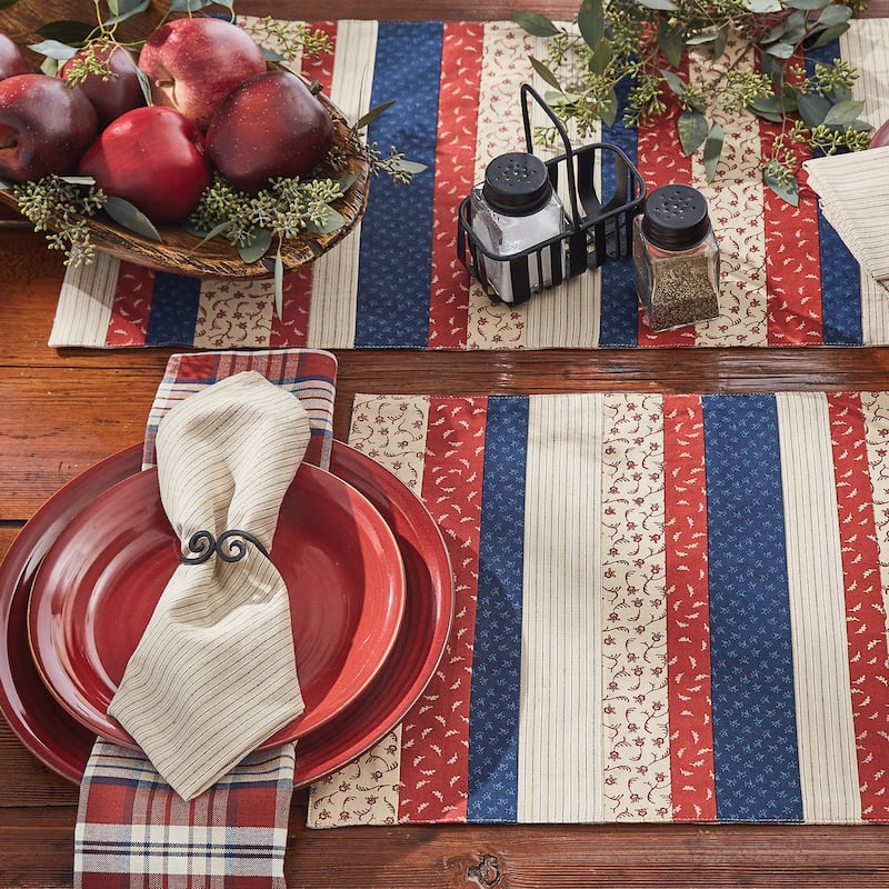 Park Designs Agate Patch Placemat Set of 4 - 13" x 19"
