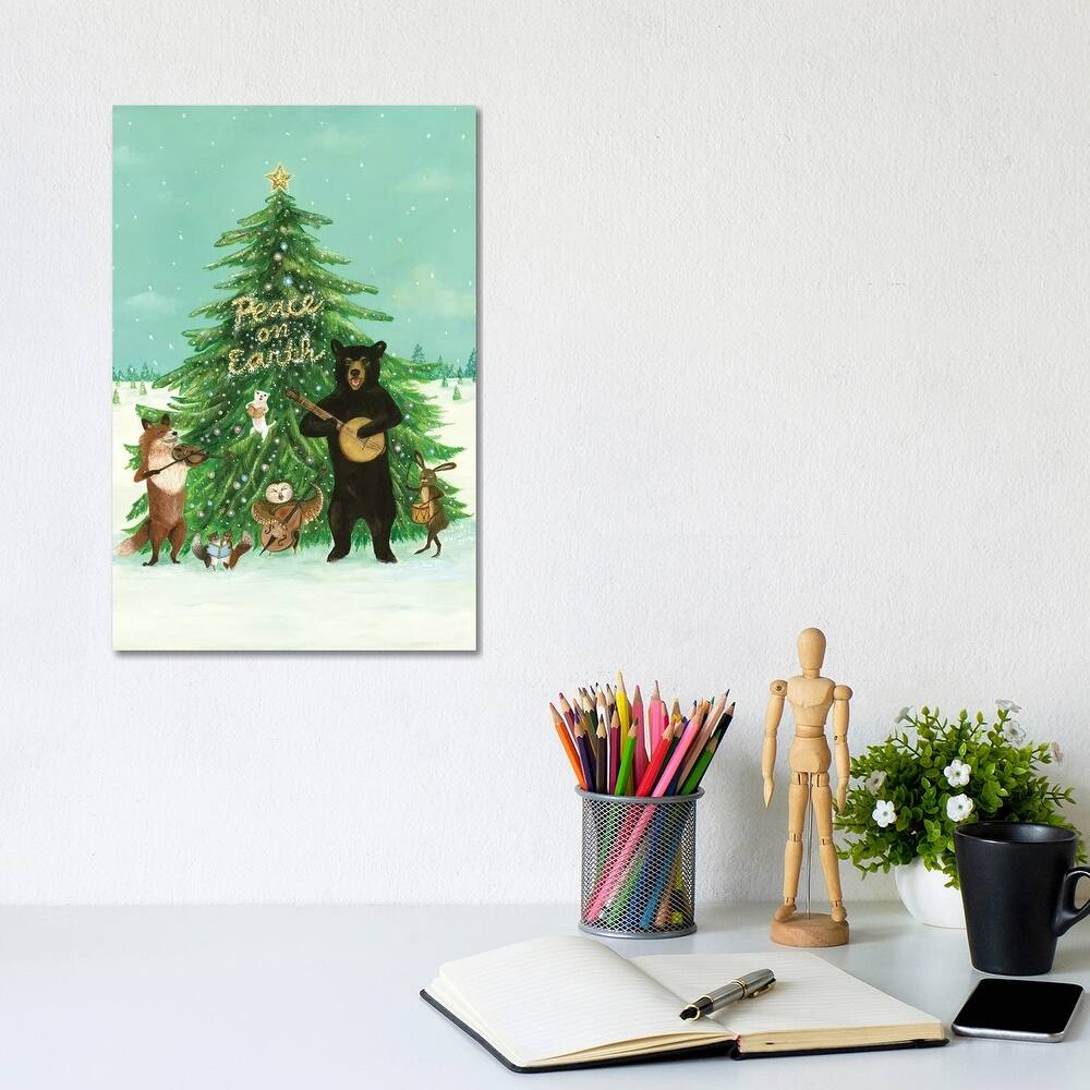 iCanvas "Peace On Earth" by Jahna Vashti Canvas Print