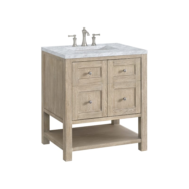 James Martin Vanities Breckenridge 30" Single Vanity, Whitewashed Oak