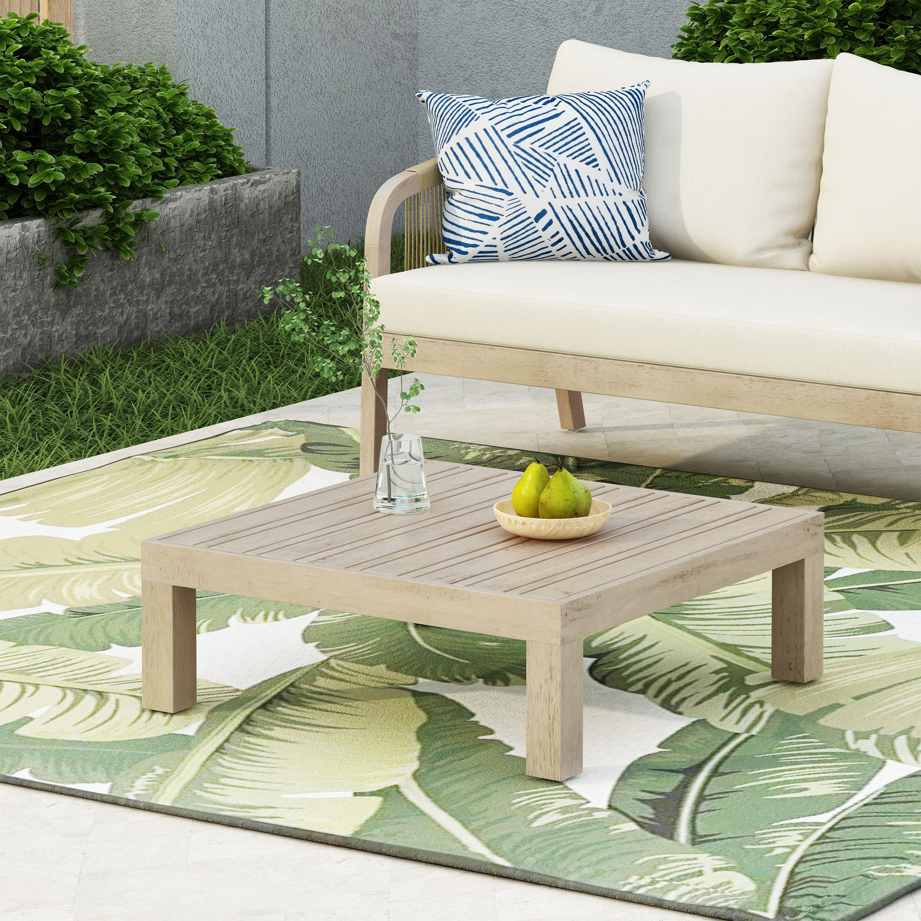 Christopher knight outdoor coffee table discount