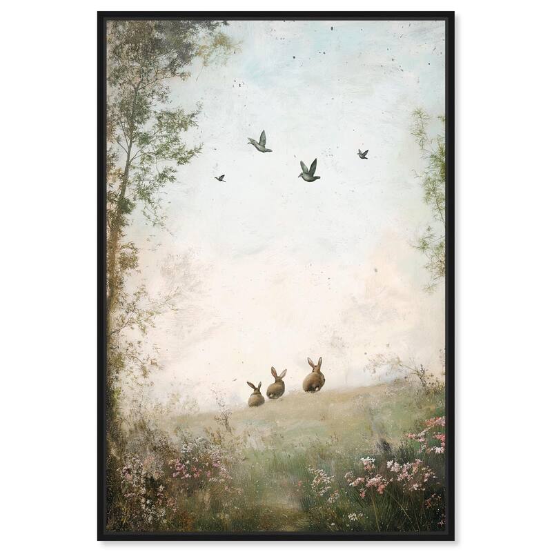 Skyward Sentinels Canvas by Art Remedy - Black - 16" x 24"
