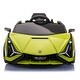 preview thumbnail 15 of 26, 12V Ride-On Car for Kids, Shock-Absorbing Wheels, Remote Control, Loud Horn, and Scissor Doors Green
