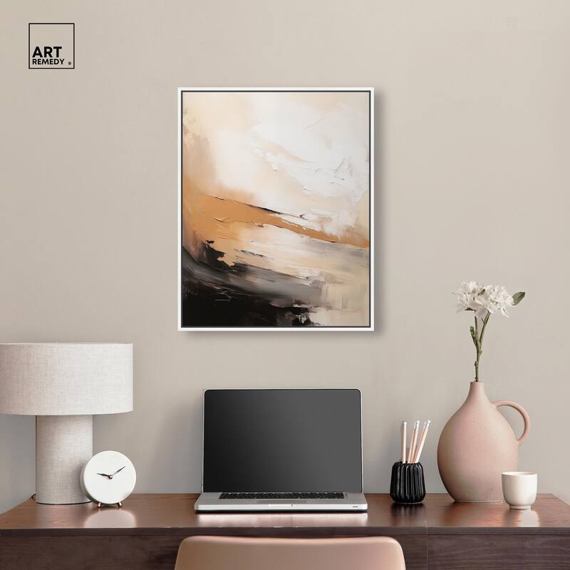 Baked Clay III Canvas by Art Remedy