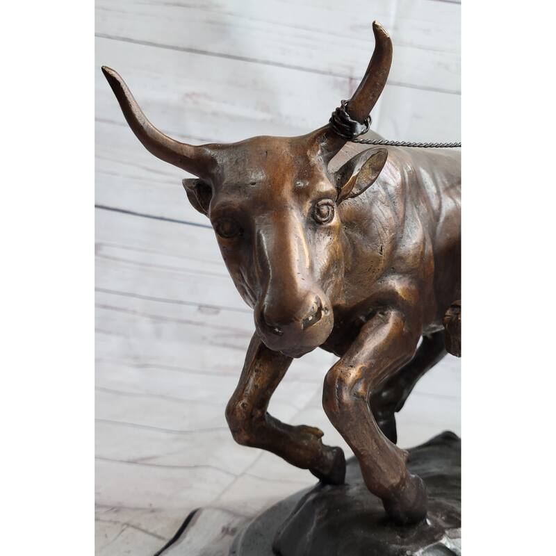Frederic Remington Bolter Western Cowboy Cattle Drive Bronze Statue Sculpture 13 Inches X 17 Inches