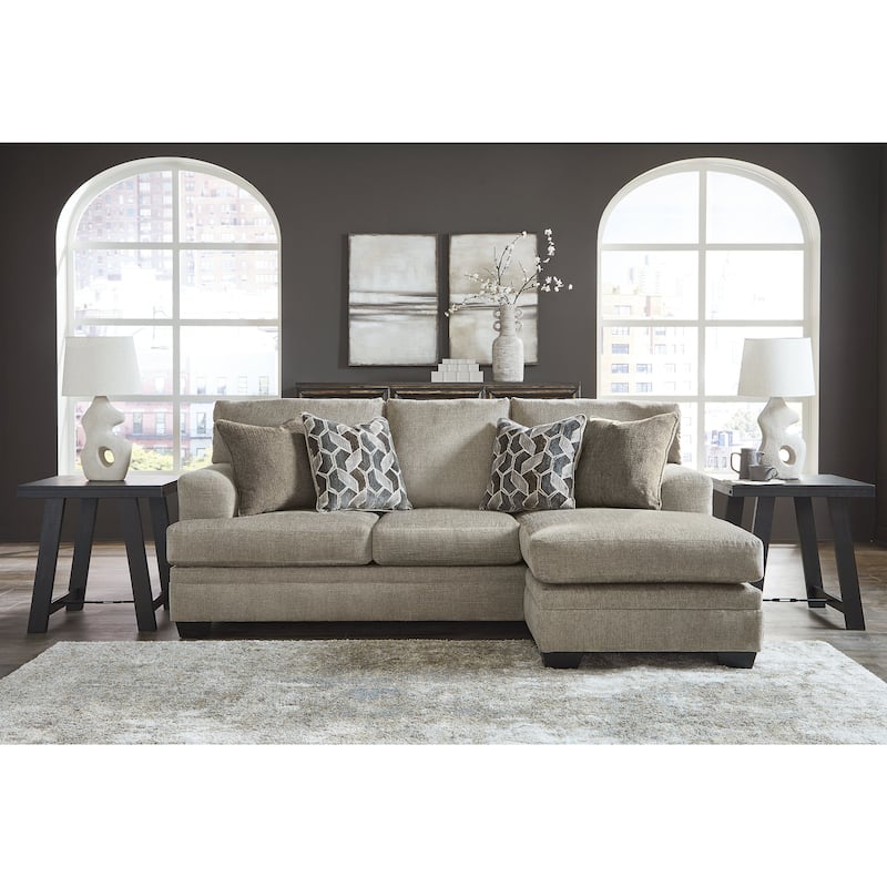 Signature Design by Ashley Stonemeade Sofa Chaise - 92" W x 62" D x 39" H - Taupe
