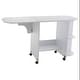 preview thumbnail 2 of 2, SEI Furniture White Folding Sewing Machine Table