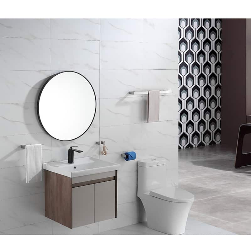 Wall Mounted 4-Piece Bathroom Hardware Set in Stainless Steel