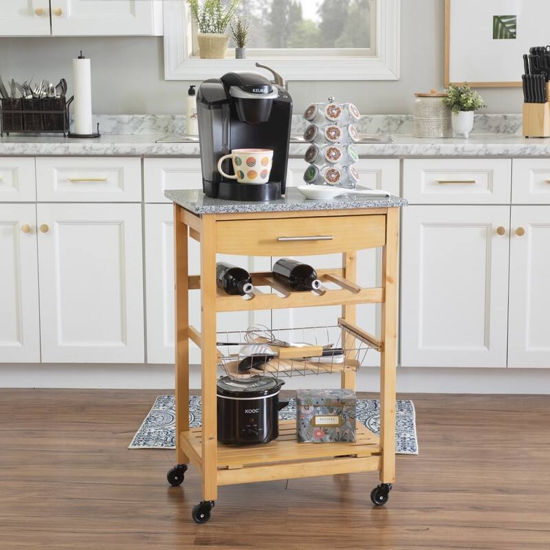 Jake Compact Mobile Rolling Kitchen Cart
