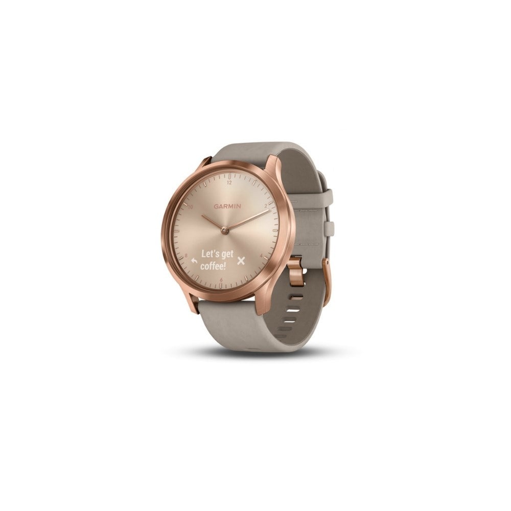 garmin vivomove hr gray suede band