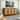 Modern 4 Door Wood Rattan Buffet Sideboard Storage Cabinet