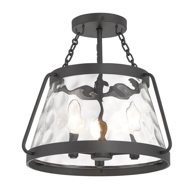 Savoy House 6-1802-3 Crawford 3 Light 15" Wide Semi-flush Ceiling