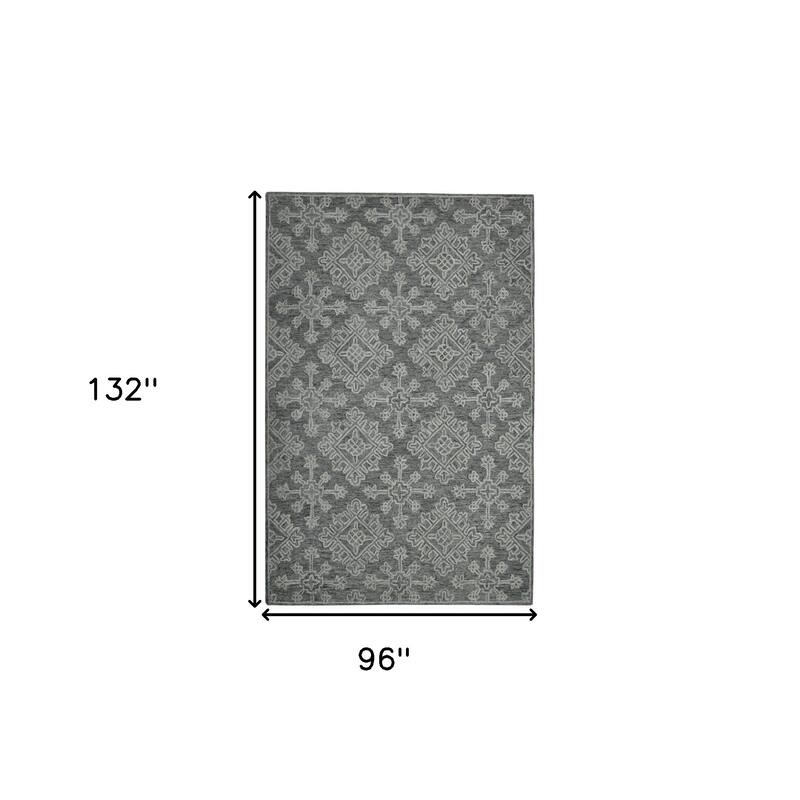 HomeRoots Oriental Transitional Rectangle Area Rug