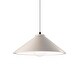 preview thumbnail 53 of 64, Justice Design Group Flare 1-Light Pendant Matte White/Matte Black/White Cord