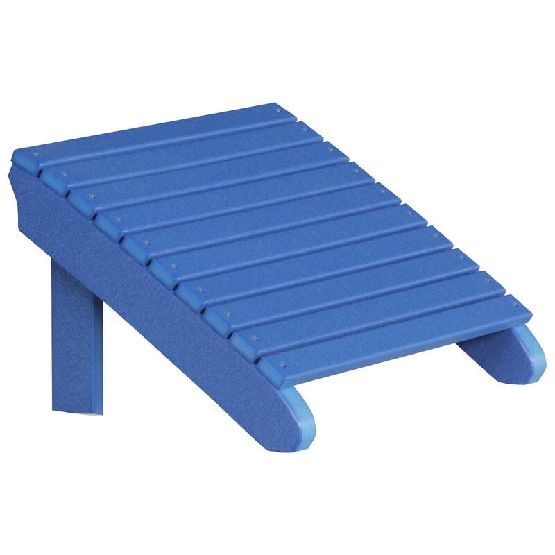 Poly Lumber Adirondack Footrest - Blue