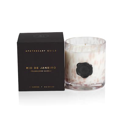 AG Opal Glass Candle Jar in Gift Box, Rio de Janeiro