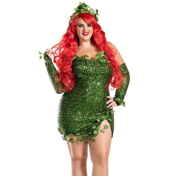 Shop Plus Size Poisonous Villain Costume As Shown Overstock 29204209