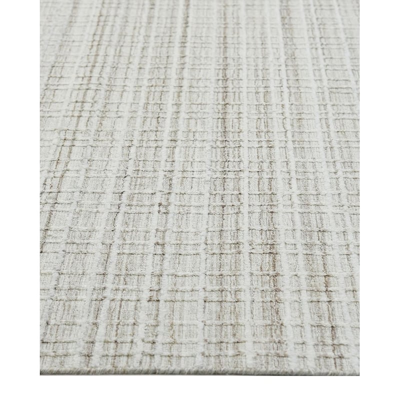 Overton Handmade Modern Contemporary Geometric Area Rug