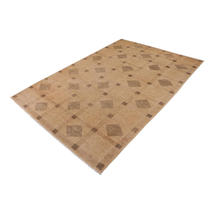Artisan nomadic Gabbeh Hand Knotted Wool Rug